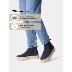 Ботинки челси Tamaris, размер 40, синий