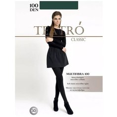 Колготки TEATRO Multifibra Color, 100 den, размер 5, deep green