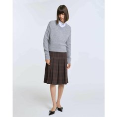 Юбка Gloria Jeans GJ BLACK, размер XXS (36-38), мультиколор, коричневый