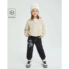 Брюки Gloria Jeans, размер 2-3г/98 (28), черный