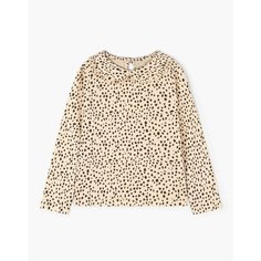 Лонгслив Gloria Jeans, размер 3-4г/104, бежевый