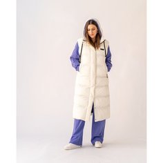 Жилет Modress, размер 64, молочный