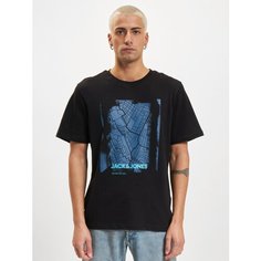 Футболка Jack & Jones, размер S, черный