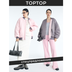 Бомбер TOPTOP, размер L, серый