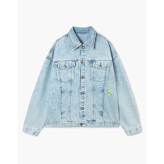 Джинсовая куртка Gloria Jeans Ready! Steady! Go!, размер 8-10л/134-140, голубой