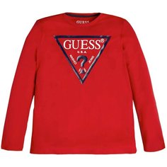 Лонгслив GUESS, размер 8 лет, красный