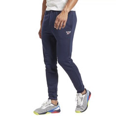 Брюки спортивные Reebok RI FT Left Leg Jogg, размер L, синий