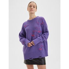 Джемпер KIVI CLOTHING, размер 40-48, , фиолетовый