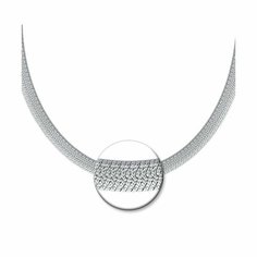 Колье Diamant online, серебро, 925 проба, длина 45 см.