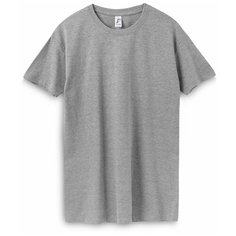 Футболка Sols, размер 52-54, серый меланж