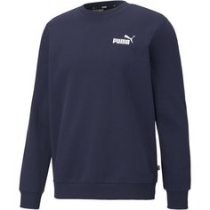 Свитшот спортивный PUMA ESSENTIALS SMALL LOGO FLEECE CREW, размер XS, , синий