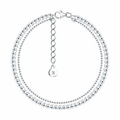Браслет Diamant online, серебро, 925 проба, длина 25 см.