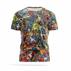 Футболка PANiN Brand, размер 4XL, разноцветный