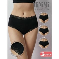Трусы MiNiMi, комплект из 3 шт., размер 44/46, черный (nero)
