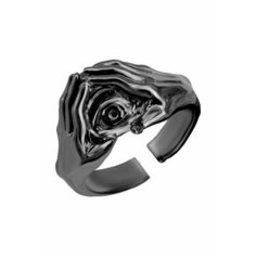 Кольцо-кулон OTOKODESIGN, безразмерное, ширина 10 мм, черный