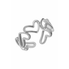 Кольцо-кулон OTOKODESIGN, безразмерное, ширина 6 мм, серебристый