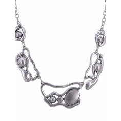 Колье OTOKODESIGN, серебристый