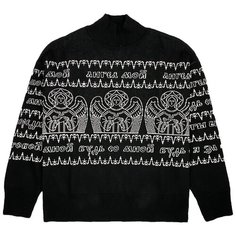 Свитер Антон Лисин Ангел Мой, размер L-XL, , черный