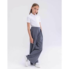 Поло Gloria Jeans GJ COOL, размер 6-8л/122-128, белый