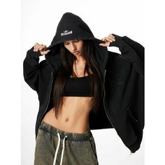 Худи NAIPACHE, размер 48, , черный