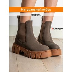 Ботинки челси LAMACCO, размер 39, коричневый