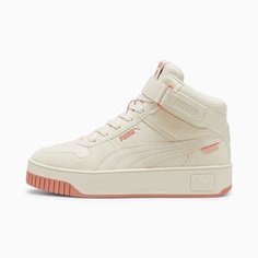 Кеды PUMA Carina Street Mid, размер 7 UK, бежевый