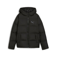 Куртка PUMA Poly Hooded Puffer, размер 140-146, черный