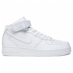 Кроссовки NIKE Air Force 1 07 Mid, полнота F (EU)/ на среднюю стопу, размер 11 US, белый
