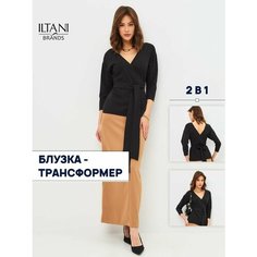 Блуза ILTANI, размер M, черный