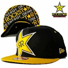 Бейсболка Мотокросс, размер 54-60, черный, золотой Enduro Store