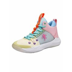 Кроссовки, размер 40, желтый, голубой, розовый, белый Trend Central