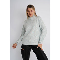 Свитер H&T Collection, размер 42-48, , светло-голубой