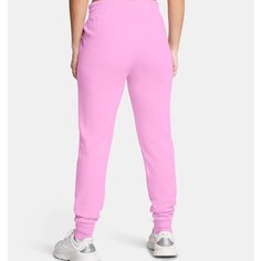 Брюки джоггеры Under Armour UA Rival Fleece, размер S, розовый
