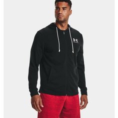 Толстовка спортивная Under Armour Rival Terry FZ Hoodie, размер L, , black/onyx white - 001