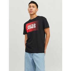 Футболка Jack & Jones, размер L, black/black