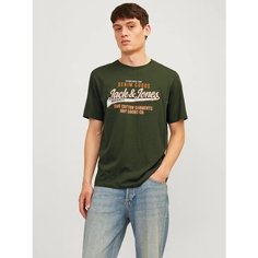 Футболка Jack & Jones, размер M, green/kombu green