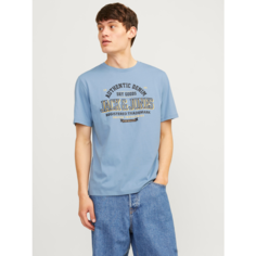 Футболка Jack & Jones, размер XL, blue/mountain spring