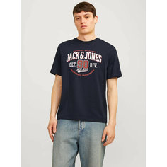 Футболка Jack & Jones, размер XL, blue/dark navy
