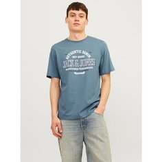 Футболка Jack & Jones, размер L, blue/goblin blue