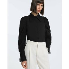 Рубашка Gloria Jeans GJ BLACK, размер XL (52-54), черный