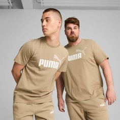 Футболка спортивная PUMA ESS+ 2 , размер XL, бежевый