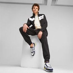 Костюм спортивный PUMA, размер 46, черный