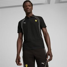 Поло PUMA, размер 50, черный