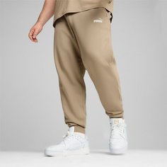 Брюки спортивные PUMA ESS+ 2 Col Logo Pants FL cl, размер 50, бежевый