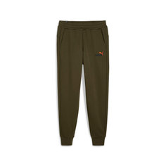 Брюки спортивные PUMA ESS+ 2 Col Logo Pants FL cl, размер 48, хаки