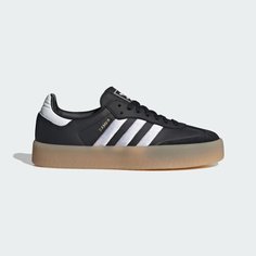 Кеды adidas, размер 5,5 UK, черный/белый