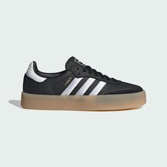 Кеды adidas, размер 6,5 UK, черный/белый