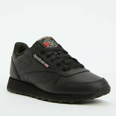 Кроссовки Reebok Reebok CLASSIC LEATHER, размер 39, черный