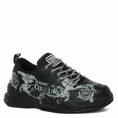 Кроссовки Versace Jeans Versace Jeans Couture 74YA3SF1, размер 42, чёрный