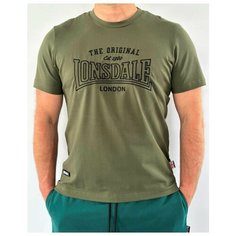 Футболка LONSDALE, размер XL, хаки